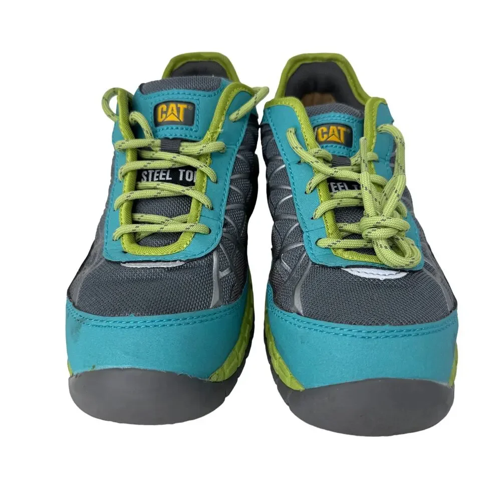 CAT Caterpillar Ergo Work‎ Shoes Connexion Steel Toe Multicolor Womens Size 7 - Picture 5 of 11